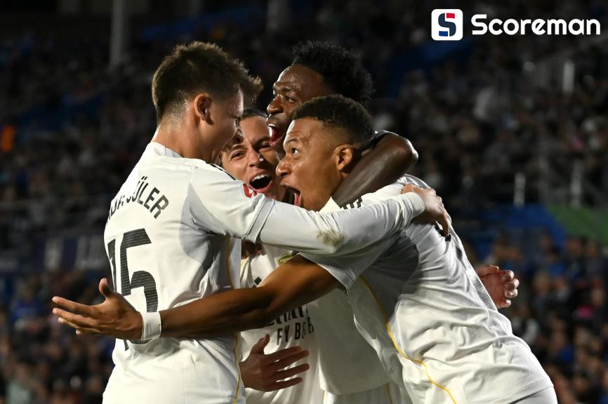 레알 마드리드, 헤타페 1-0 신승... 음바페 리그 10호골